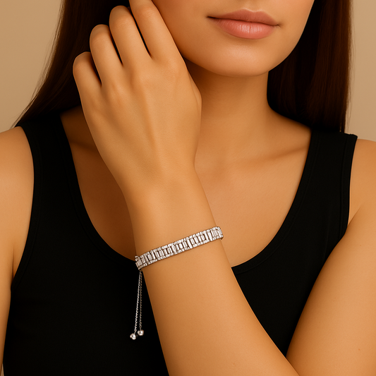 Classic Baguette Crystal Bracelet