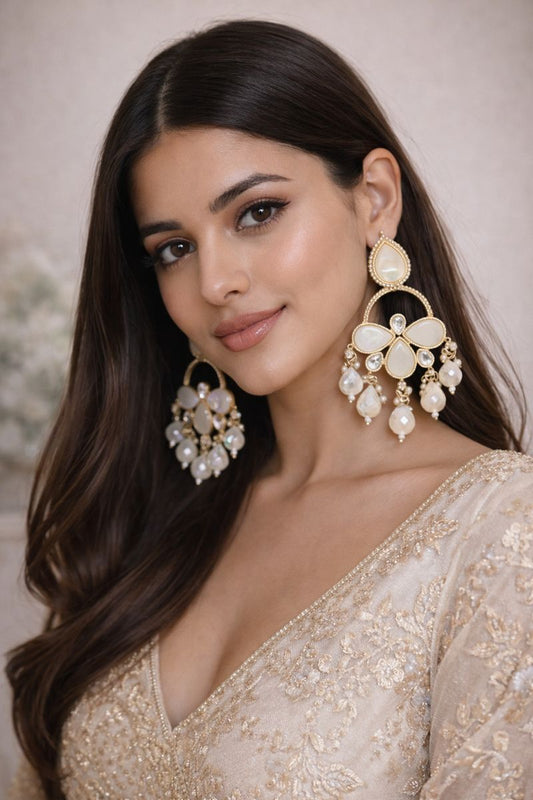 Mother-of-Pearl Pearl Drop Earrings