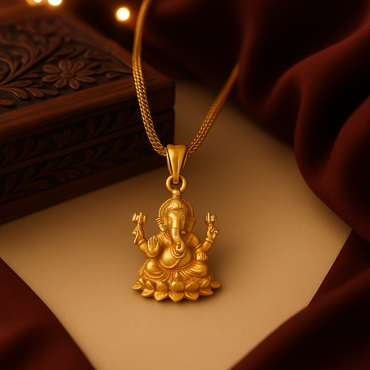 Divine Ganesha Pendant Necklace