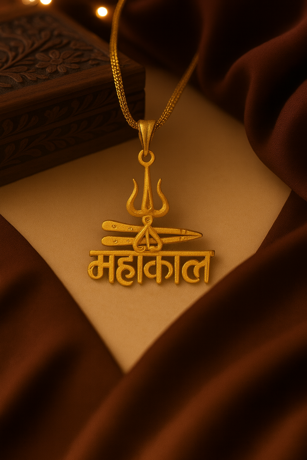 Divine Mahakal Pendant Necklace
